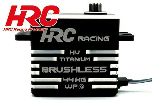 HRC Servo - Digital - HV High Speed - 40x37x20mm / 53g - 44kg/cm - Brushless - Titanium Gearbox - Waterproof - Double Ball Bearing