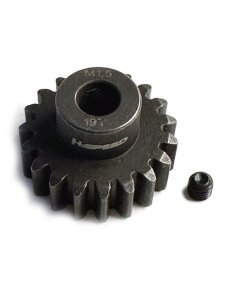 HSPEED HSPX419 Stahlritzel 19 Zähne M1,5 8mm Bohrung