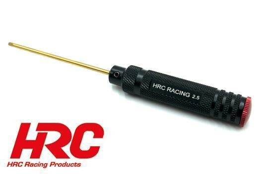 HRC Racing HRC4007A-25C Screwdriver hexagon titanium coated - 2.5 mm