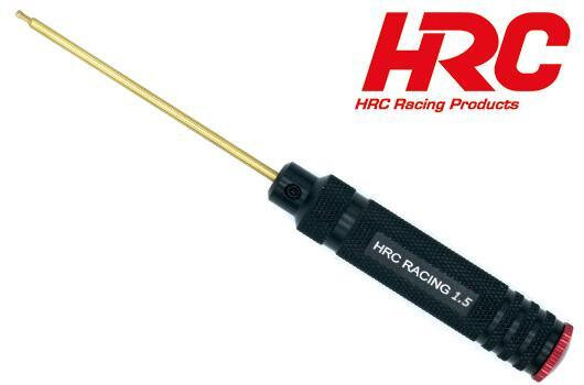 HRC Racing HRC4007B-15 Schraubendreher Sechskant Kugelkopf Titanbeschichtet - 1,5 mm