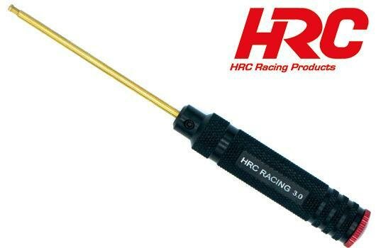 HRC Racing HRC4007B-30C Screwdriver hexagon ball head titanium coated - 3.0mm