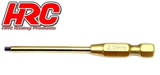 HRC Racing HRC4054S-20 Bit for cordless screwdriver - Titanium coated - 2.0mm hexagon