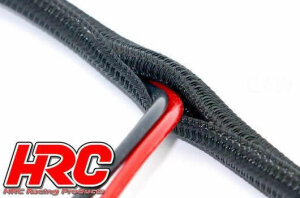 HRC Racing HRC9501P Gaine Tissée WRAP - pour 8-16 AWG 13mm (1m)