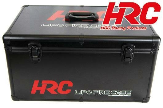 HRC Racing HRC9721XL LiPo Fire Case XL - Coffret de rangement ignifugé avec technologie AFC 530x330x280mm