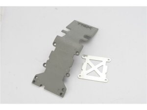 Traxxas TRX4938A Skid Plate Hinten Plastic Gray