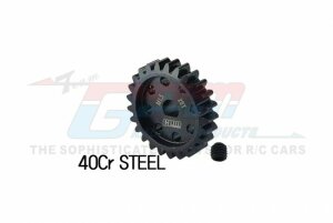 GPM XRT025TS-BK Motor pinion steel with D-milling Mod 1.5...