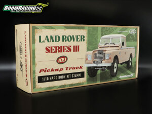 Boom Racing BRX02300 Land Rover&reg; Series III 109 Pickup 1:10 Hard Body Kit f&uuml;r BRX02 109