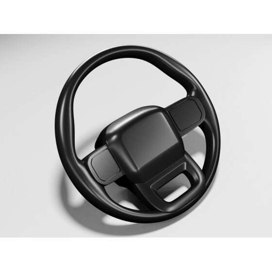 Bittydesign BDCR-RK1-SW Steering Wheel for ROCK1 1:10 Rock Crawler Interior Cockpit