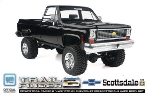 RC4WD Z-RTR0067 Trail Finder 2 LWB Chevrolet K10 Scottsdale Hard Body RTR Schwarz