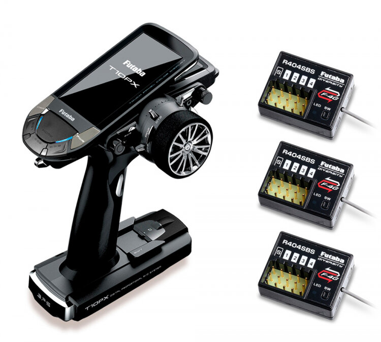 Futaba T10PX gun remote control F-4G-SR-T-FHSS 10 channels