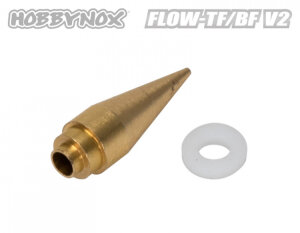HOBBYNOX 002-20 FLOW-TF V2 Airbrushpistole Topfiller 0.3/0.5/0.8mm 2/5/13cc 1.8m Schlauch