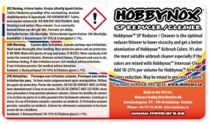 HOBBYNOX 20021 Airbrush SP Verd&uuml;nner/Reiniger 120ml