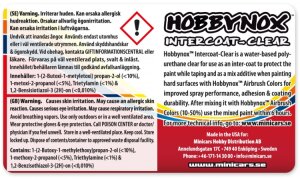 HOBBYNOX 20030 Airbrush-Farbe Zwischenlack Klar 2-in-1 Abdecklack 60ml