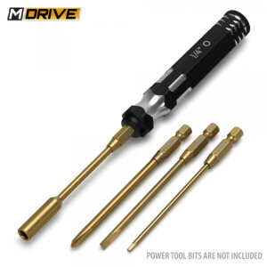 M-DRIVE MD00050 Porte-embouts Power Tool Pro, poign&eacute;e 1/4&quot; magn&eacute;tique