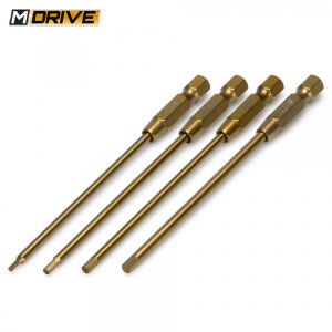 M-DRIVE MD10000 Power Tool Bits Sechskant 1.5, 2, 2.5, 3mm
