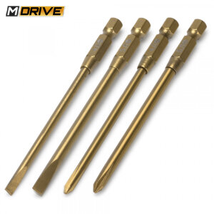 M-DRIVE MD10300 Power Tool Bits slotted and cross 4, 5mm