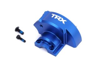 Traxxas TRX10287-BLUE versnellingsbakkap aluminium blauw