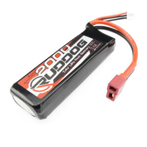 Robitronic LiPo Akku 7,4V 6200mAh 2S 40C - Leistungsstark Für Modellbau & Wettkampf