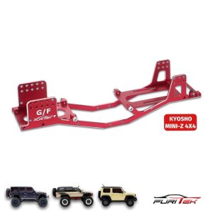 FuriTek FUR-2132 AKASHI ALU FRAME FOR KYOSHO 4X4 CRAWLERS - (RED)