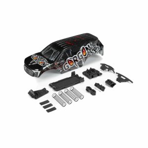 ARRMA GORGON 4X2 MEGA 550 ROSSO Brushed con Batt caricatore - RTR (ARA3230ST2