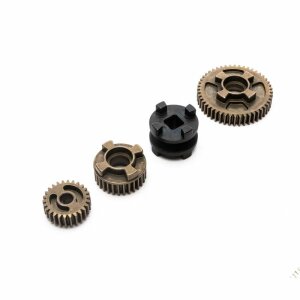 Axial AXI252002 SCX6 AR90 Differential-Abdeckung Rot – 2 Stück, Für RC Crawler