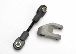 Traxxas TRX5545 Steering servo arm with linkage, compl.