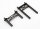 Traxxas TRX5616 Body mount posts, front and rear (large, for Summit)