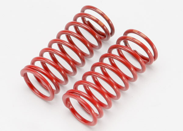 Traxxas TRX5649 Spring, Shock absorber (Red ) Long (GTR) (5.4 rate double orange)