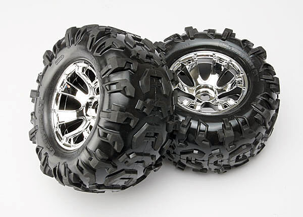 Traxxas TRX5673 Canyon AT complete wheels for Summit 17mm drivers (2 pcs.)