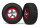 Traxxas TRX5867 Complete wielen Split-Spaak rood-chroom (2 stuks)