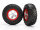 Traxxas TRX5873R Komplett kerekek ultra-soft osztott küllos piros-króm (2 db)