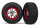 Traxxas TRX5877R Complete wielen ultrazachte Split-Spaak rood-chroom (2 stuks)